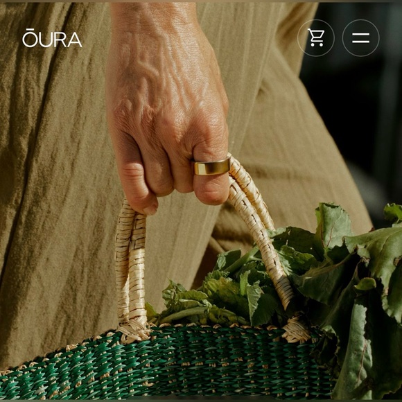 Oura Ring Gen 4 Gold/ Dore Sz. 13 - Picture 2 of 11